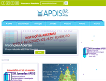Tablet Screenshot of apdis.pt